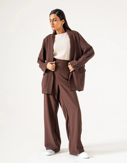 OVERSIZED TEXTURED BLAZER